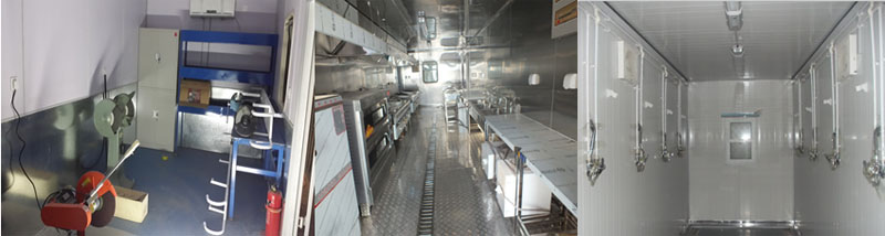 野營房車間、廚房、浴室